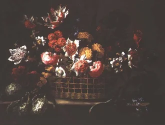 Korg med blommor, 1665
