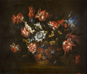 Vas med blommor