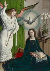 Bebådelsen, ca 1508-1519 (olja på pannå)