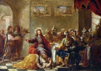 Kristus i fariséen Simons hus, 1660