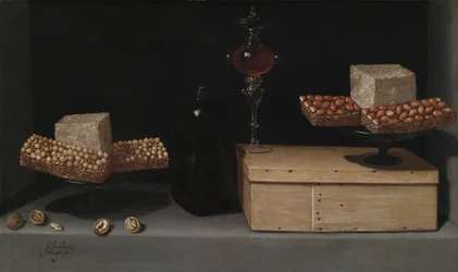 Stilleben med sötsaker, 1622.