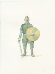 A Saxon fyrdman, c1066 2015.