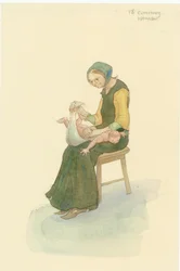 En medeltida listig kvinna, även känd som en klok kvinna, 2004.