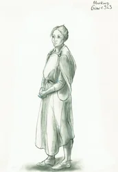 anglosaxisk kvinna, c5-10-talet, c1990-2010