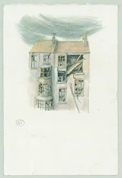 Tysk sjöbombning av Scarborough, North Yorkshire, 1914 2014.