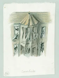 Tysk sjöbombning av Scarborough, North Yorkshire, 1914 2014.