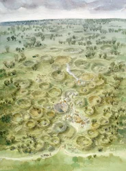 Grimes Graves, c2000 f.Kr., c1990-2010.