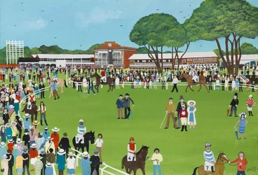 Ascot, 2009 (Gouache på papper)