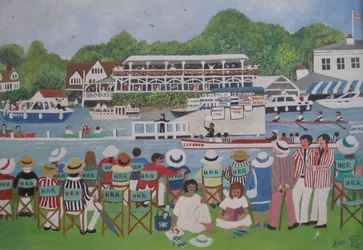 Henley - The Finish, 2012 (Gouache på papper)