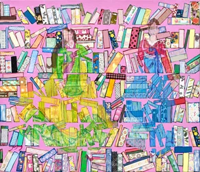 Färgglada läsböcker för biblioteket