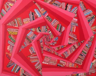 Spiralbundna röda böcker