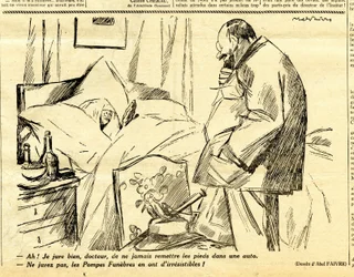 Uppriktig, satirisk i svartvitt