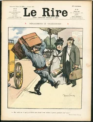 Omslag till "" Le Lire "", Color Satirical