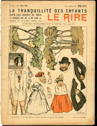 Omslag till "" The Laughter "", nummer 78, Satirical in Colors