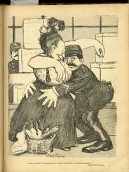 Illustration av Abel Faivre (1867-1945) i Le Rire