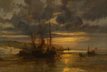 Strandade fiskebåtar