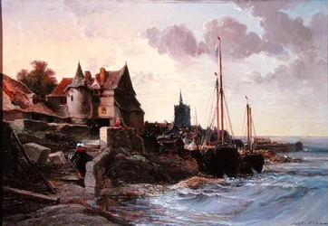 Souvenir de Douarnenes (olja på duk)