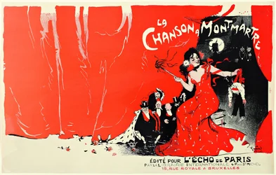 Sånger i Montmartre, 1900.