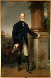 Industrimannen Alfred Krupp (målning på duk)