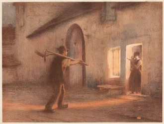 Återkomsten från fälten, 1898-1899.