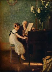 Musiklektionen, 1700-talet