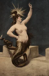 Melusine-avgiften. Pantagruel. Illustration av Jules Garnier. I "Rabelais och Jules Garniers verk".