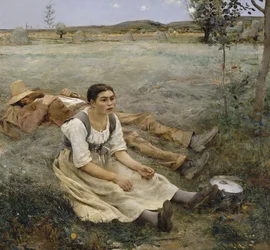 Franska: Les foins Hay Making