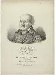 Porträtt av Jean-Nicolas, baron Corvisart