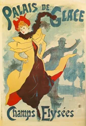 Jules Cheret: Ispalatset - Champs Elysees ... (litografi)