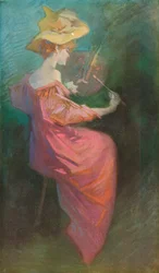 Målning, c1893
