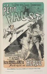 Affisch för Le Petit Faust, från 