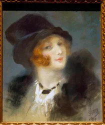 Parisaren. Målning av Jules Cheret (1836 - 1932)