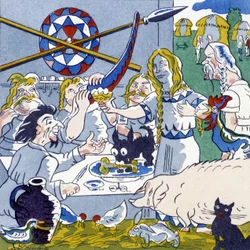 Festin (Gallisk bankett), i La Gaule et les Gauls, Frankrikes historia av Jules depaquit