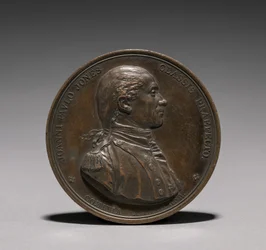 Medalj: John Paul Jones framsida.