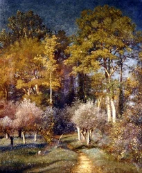 In a Corner of the Forest (olja på duk)