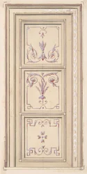 Design för tak, andra hälften av 1800-talet. Skapare: Jules-Edmond-Charles Lachaise, Eugène-Pierre Gourdet.