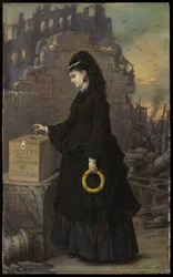 Lättnad för de lidande i Chicago, 1872