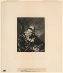 Hille Bobbe, the Sorceress, från "Etchings of Pictures in the Metropolitan Museum, New York"