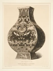 Cloisonne emaljvas