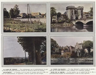 Verdun tågstation, La Porte de France, Douaumont, Banken av Meuse