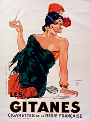 Cigarettes Gitanes, 1931.
