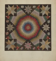 Hooked Rug, ca. 1936.