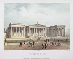 British Museum, Holborn, London, 1854