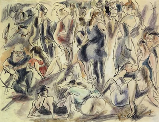American Beach; Plage American, ca 1917