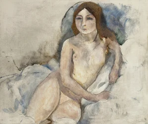 Blond flicka poserar; Blond flicka poserar, 1912