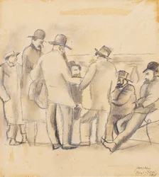 Group of Men, New York
