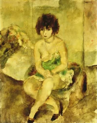 Porträtt av Lucy Krohg, ca 1925
