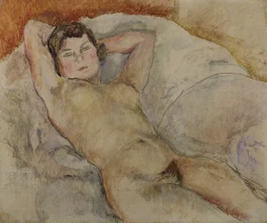 Liggande naken, ca 1909