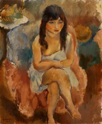 Sittande figur
