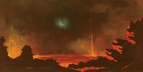 Vulkan, Hawaii, 1888